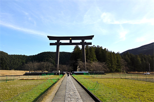 朝聖之路熊野古道大齋原鳥居